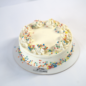 Vanilla Confetti Cake Le Fou Delights Vadodara