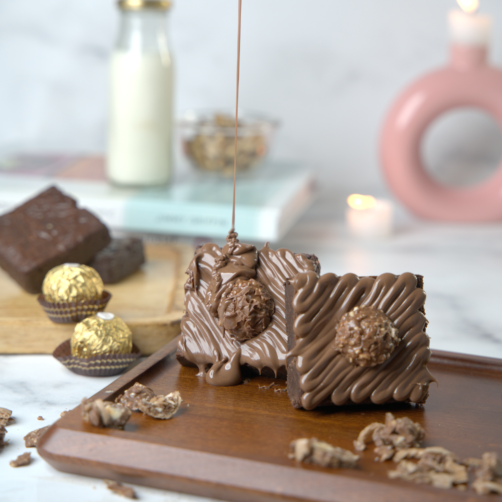 Nutella Brownie Le Fou Delights Vadodara