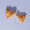 Butter Croissant (2) Freshly baked Butter Croissant in Vadodara with flaky buttery layers by Le Fou Delight