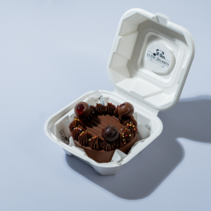Chocolate Cake with Raspberry Compote bento cake