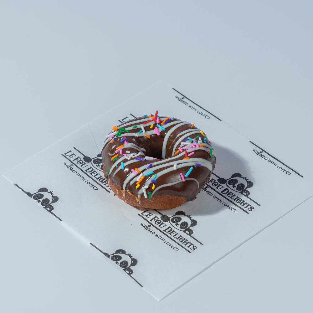 Dark Chocolate Donut in Vadodara dipped in bittersweet cocoa glaze