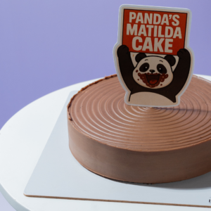 Matilda cake with chocolate layered ganache