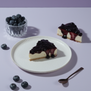 Blueberry New York baked cheesecake