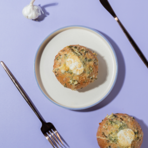 Golden toasted Korean garlic bun stuffed with creamy garlic cream cheese fillingGolden toasted Korean garlic bun stuffed with creamy garlic cream cheese filling
