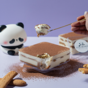 The Tiramisu Tub in Vadodara by Le Fou Delight with coffee-soaked ladyfingers, creamy mascarpone, and cocoa powder