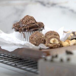 Ferrero Rocher Cupcake Le Fou Delights Vadodara