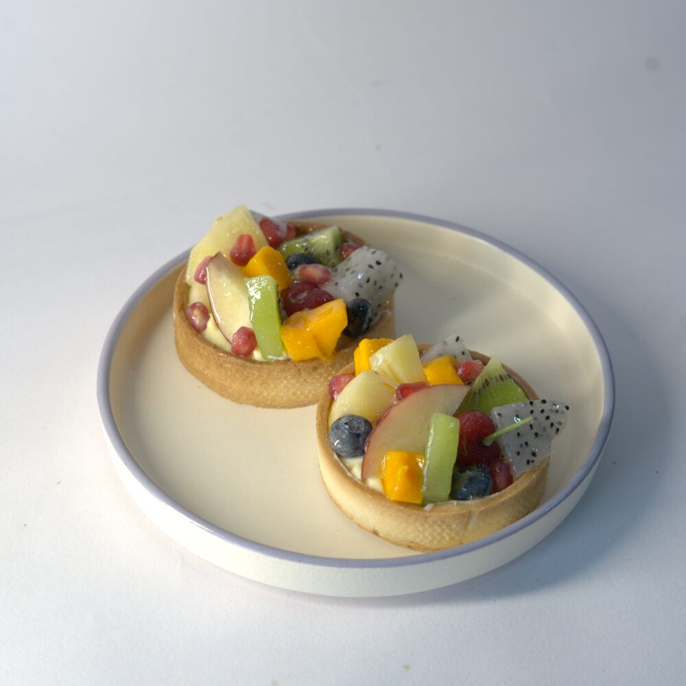 Fresh Fruit Custard Tart Le Fou Delights Vadodara