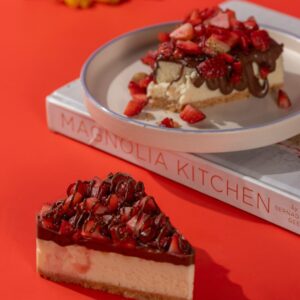 Nutella Strawberry Cheesecake Slice