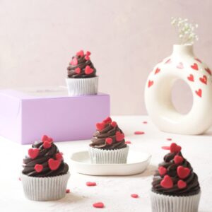Valentine’s Chocolate Cupcakes