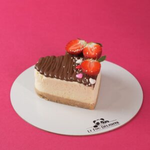 Heart Bento Cheesecake premium Valentine dessert by Le Fou Delights