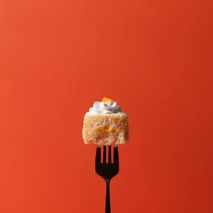 Eggless mango lamingtons Vadodara with coconut coating