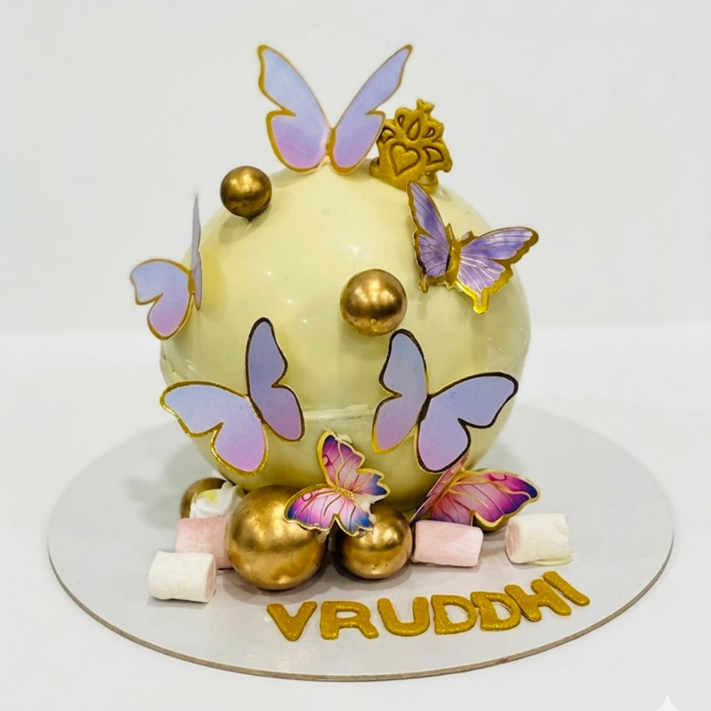 butterfly birthday cake