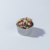 Almond Milk Chocolate Cupcake Almond Milk Chocolate Cupcake in Vadodara topped with milk chocolate ganache, roasted almonds, and filled with almond praline by Le Fou Delight