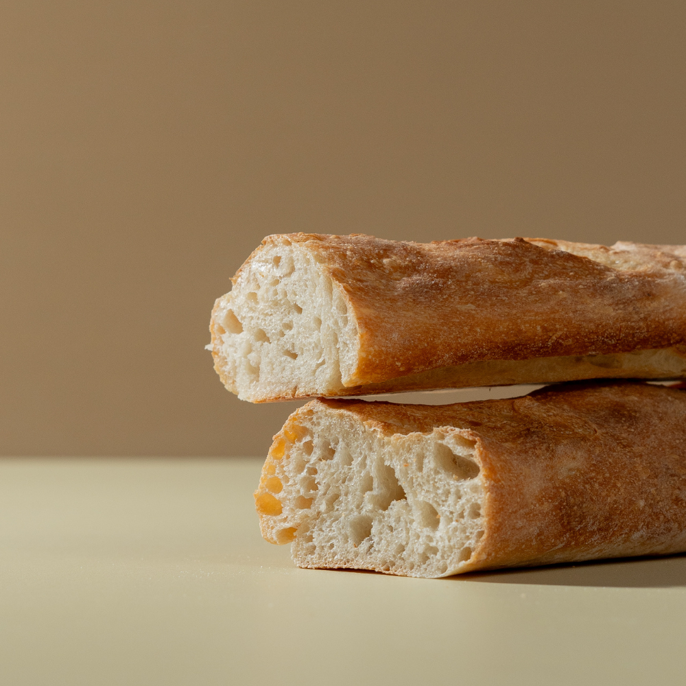 Baguettes (4) Fresh artisan French baguette with a crisp golden crust from Le Fou Delight in Vadodara