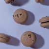 Belgian Chocolate Macaron (2) Decadent Belgian Chocolate Macaron filled with rich chocolate ganache Vadodara