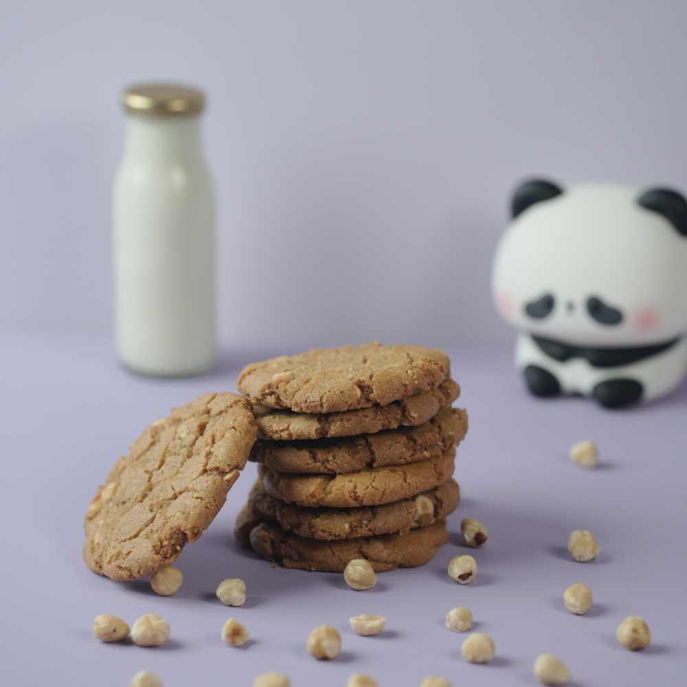Brown Butter Hazelnut Cookie made with browned butter and toasted hazelnuts