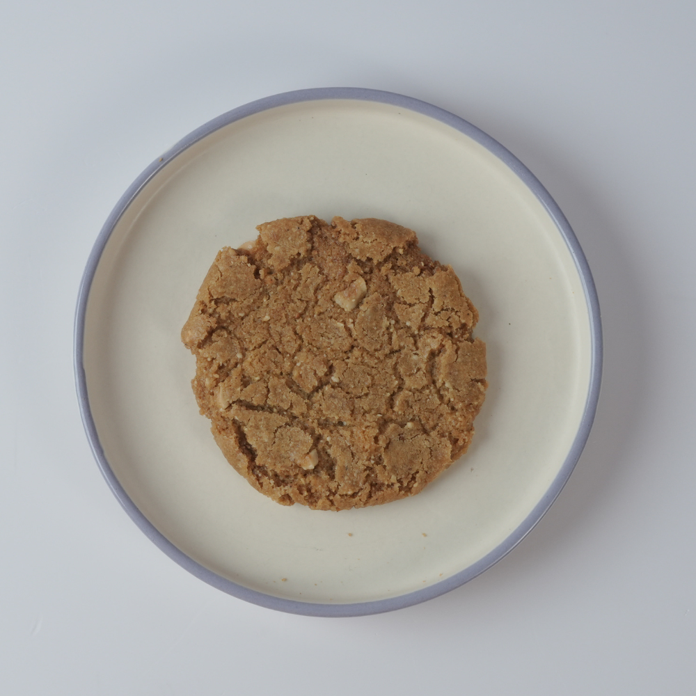 Brown Butter Hazelnut Cookie made with browned butter and toasted hazelnuts