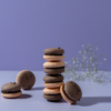 Decadent Chocolate Orange Macaron filled with citrus chocolate ganache Vadodara