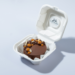 Chocolate Roasted Almond Caramel Bento Cake