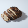 Freshly baked artisan cranberry and walnut sourdough bread loaf with crisp golden crust by Le Fou Delight Vadodara