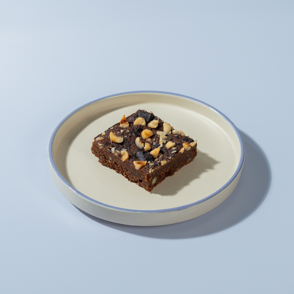 (GUILTFREE) Chocolate Hazelnut Protein Brownie Freshly baked sugar-free and gluten-free protein brownies ready for delivery in Vadodara