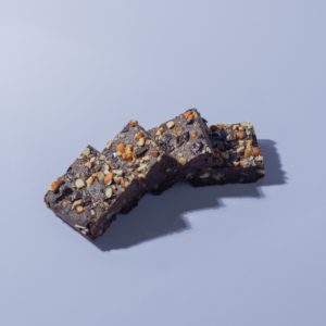 Sugar-Free and Gluten-Free Chocolate Walnut Almond Brownie in Vadodara made with premium chocolate, walnuts, and almonds by Le Fou Delight