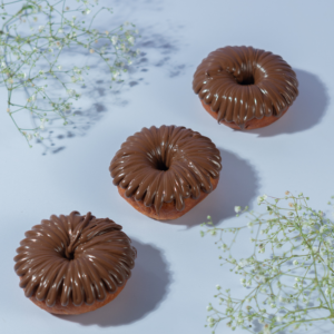 Nutella Donut in Vadodara topped with creamy Nutella glaze, Le Fou Delight