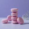 Raspberry Cheesecake Macaron Raspberry Cheesecake Macaron filled with cheesecake cream and tangy raspberry compote Vadodara