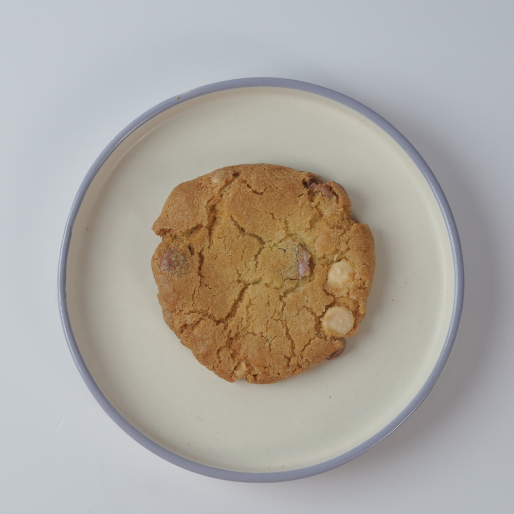 Ruby White Chocolate Cookie Freshly baked Ruby White Chocolate Cookie