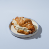 Flaky French savory truffle mushroom croissant filled with creamy mushrooms by Le Fou Delight Vadodara