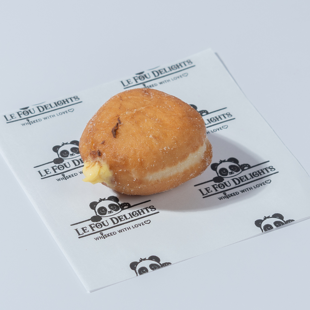 Vanilla Custard Bomboloni from Le Fou Delight, Vadodara, filled with silky custard